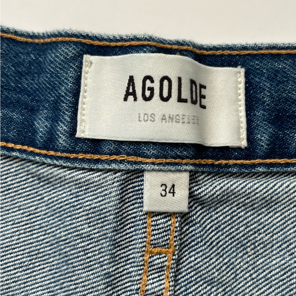 AGOLDE Parker vintage Cut Off Denim shorts 34 NWOT - Picture 8 of 12